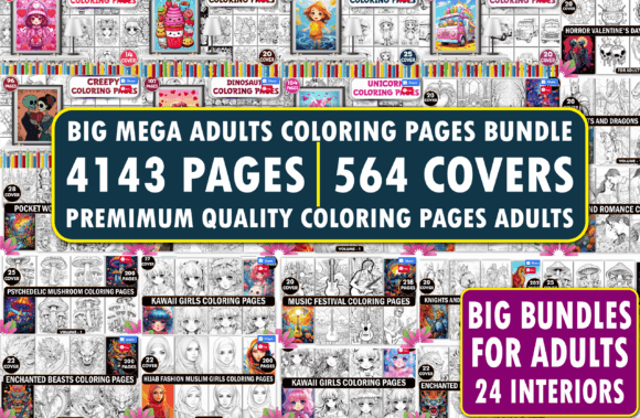 Ultimate Adult Coloring Pages Collection | 4000+ Printable Designs