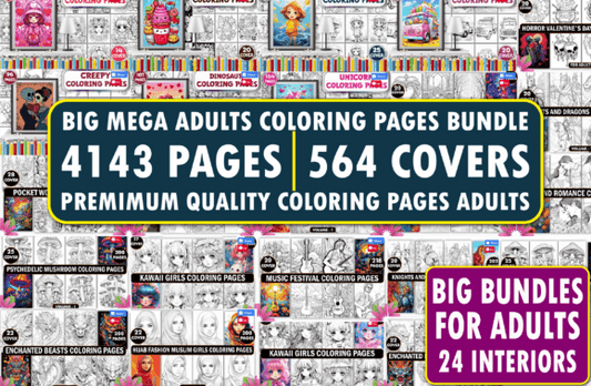 Ultimate Adult Coloring Pages Collection | 4000+ Printable Designs